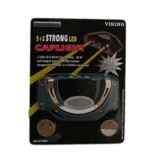 Kepslampa 5+2Led