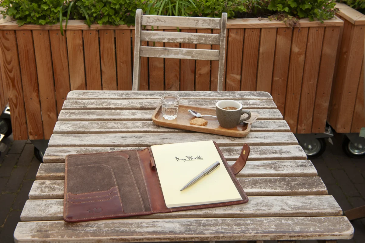 Tony Perotti A5 Folder Standard with Tablet Pocket, Dark Brown - Bild 6