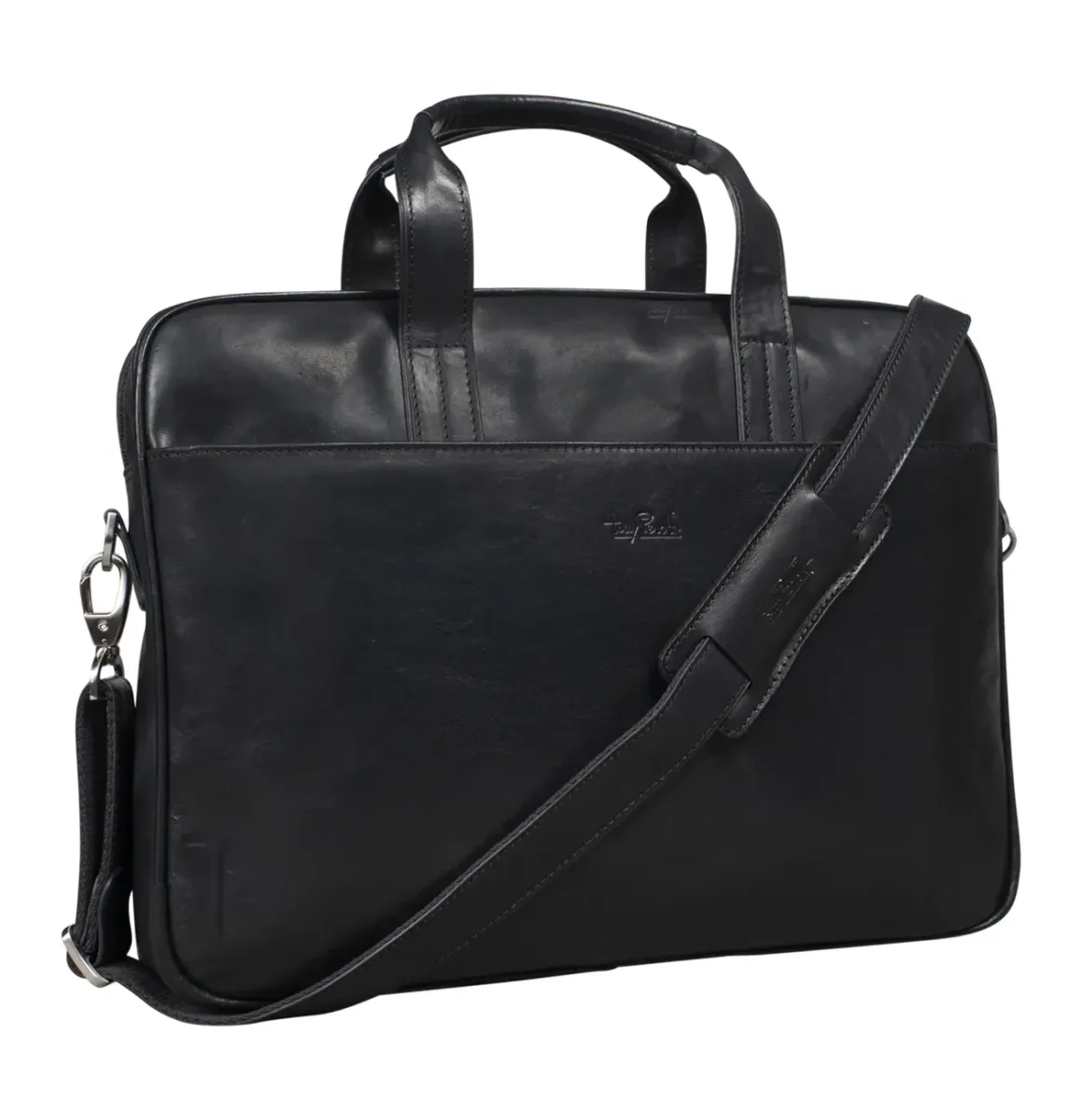 Tony Perotti 1 Compartment Laptop Bag, Black - Bild 2